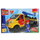 Конструктор Газель:подъёмник, с фигуркой, 62дет,KK-5014-R Конструктор Газель:подъёмник, с фигуркой, 62дет,KK-5014-R